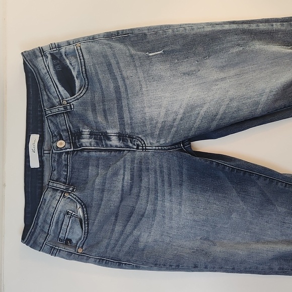 KanCan Estillo Distressed Ripped Jeans High Rise Medium Wash Women's Sz 13/30 - Picture 3 of 14